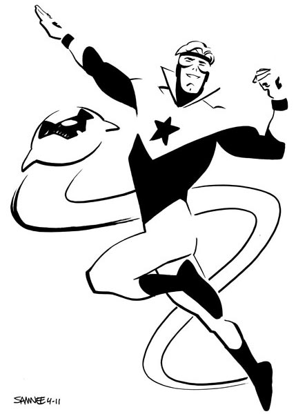 Booster Gold by Chris Samnee