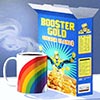 Booster Gold Golden Flakes cereal. Image © DC Comics
