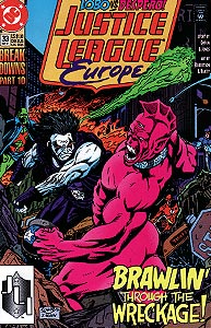 Justice League Europe, Vol. 1, #33. Image © DC Comics