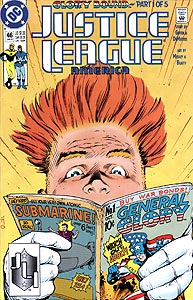 Justice League America, Vol. 1, #46. Image © DC Comics