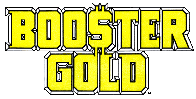 Booster Gold logo Vol 1 by Todd Klein for DC Comics.