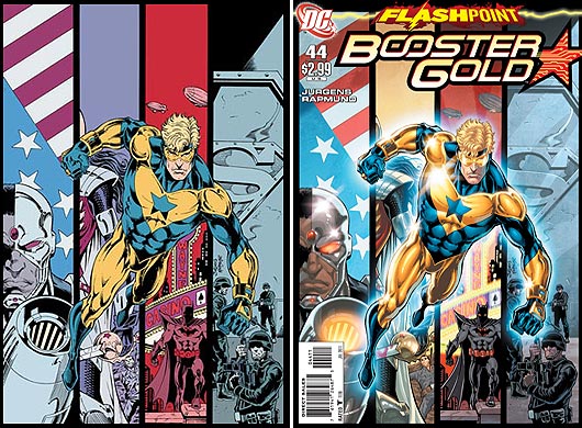 Cover images for Booster Gold #44 © DC Comics