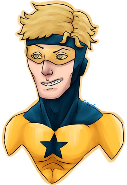 Booster Gold by CaptainError at Deviant Art