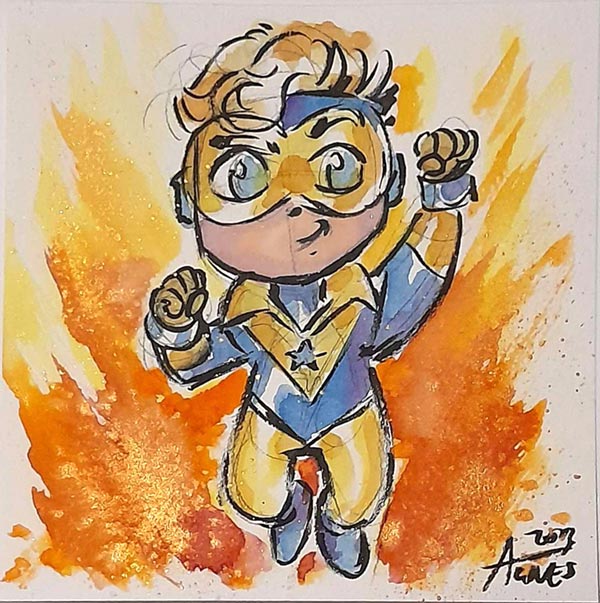 Booster Gold by Agnes Garbowska for Cort Carpenter