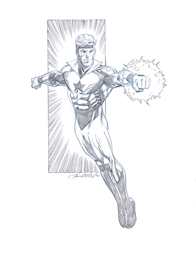 Booster Gold by Pat Olliffe