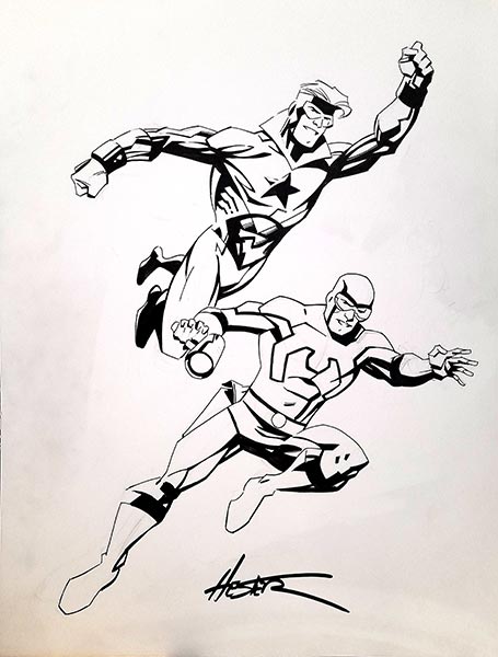 Booster Gold by Phil Hester for Cort Carpenter