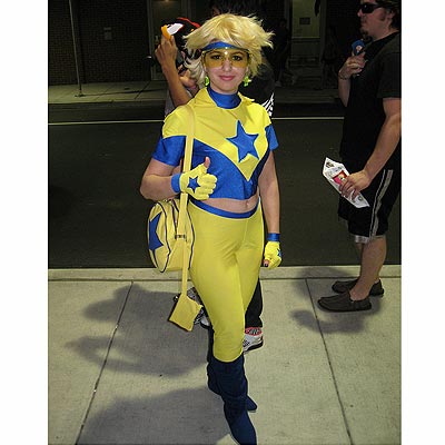 anigswes as Booster Gold at Wizard World Philadelphia Con 2011