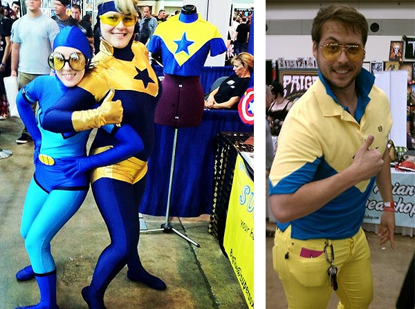 Booster Gold cosplayers at Baltimore Comic-Con 2012