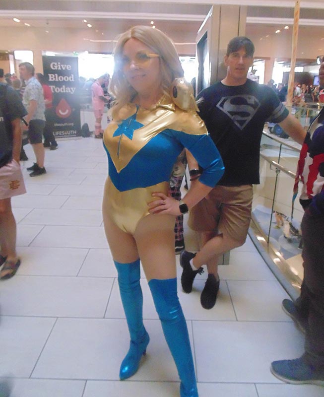Booster Gold cosplayer at DragonCon 2023 photo by Michael Foster