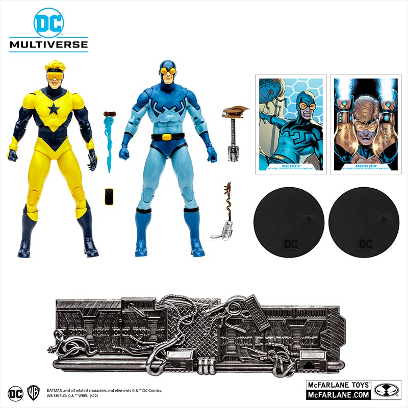 McFarlane Toys DC Multiverse Blue Beetle and Booster Gold 2 Pack