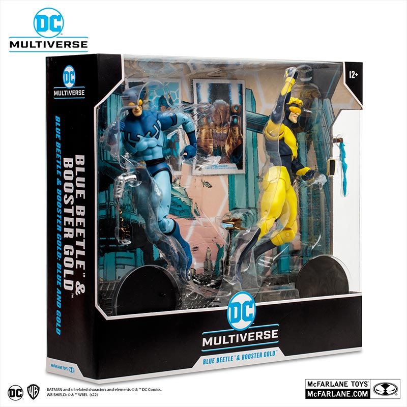 McFarlane Toys DC Multiverse Blue Beetle and Booster Gold 2 Pack