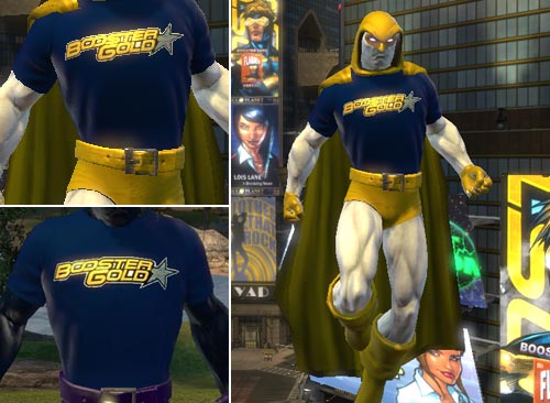 Booster Gold virtual t-shirt in DC Universe Online