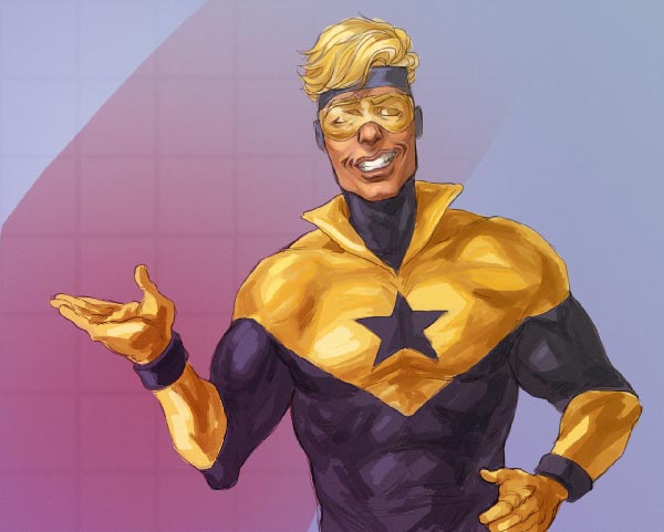 Booster Gold by lavenderpie for drtoof