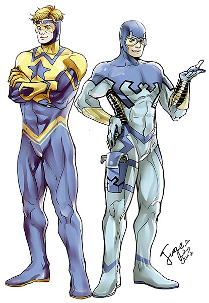 Blue and Gold for the New 52 by onlyfuge