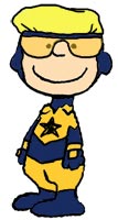 Charlie Brown as Booster Gold
