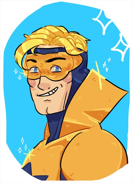 Booster Gold by smokegem on DeviantArt.com