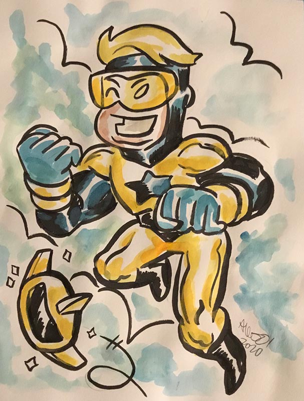 Booster Gold commission by Alejandro Rosado