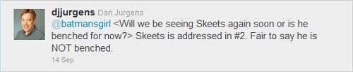 Follow Dan Jurgens (djjurgens) on Twitter