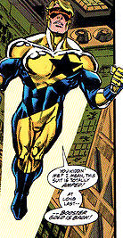 MARK XI armored power-suit. Image © DC Comics