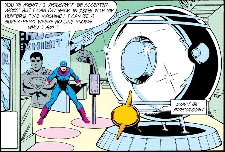 Time Bubble. Image Copyright DC Comics