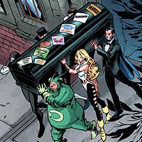 Booster Gold's Pallbearers. Image © DC Comics