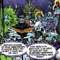 Heroes united against Eclipso. Image © DC Comics