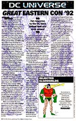 DC Universe: February 23, 1993. Image &copy; DC Comics