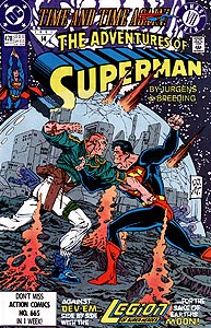 The Adventures of Superman 478.  Image Copyright DC Comics