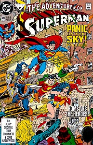 The Adventures of Superman 489.  Image Copyright DC Comics