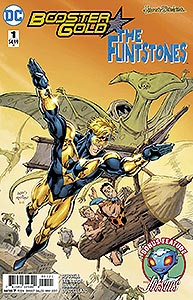 Booster Gold The Flintstones Special 1. Variant Cover Image Copyright DC Comics