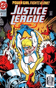 Justice League Europe, Vol. 1, #49. Image © DC Comics