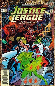 Justice League International Annual, Vol. 2, #5. Image © DC Comics