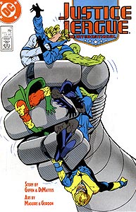 Justice League International, Vol. 1, #11. Image © DC Comics