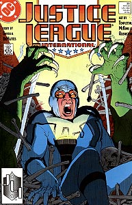 Justice League International, Vol. 1, #25. Image © DC Comics