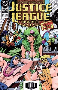 Justice League America, Vol. 1, #34. Image © DC Comics