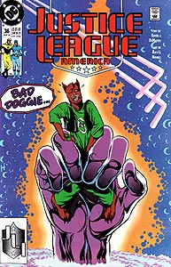 Justice League America 36.  Image Copyright DC Comics