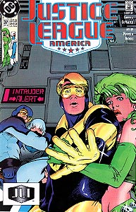 Justice League America 37.  Image Copyright DC Comics