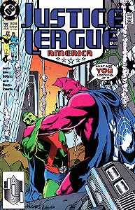 Justice League America 39.  Image Copyright DC Comics
