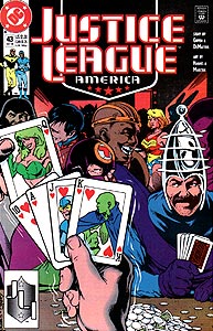 Justice League America 43.  Image Copyright DC Comics