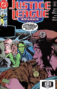 Justice League America, Vol. 1, #51. Image © DC Comics