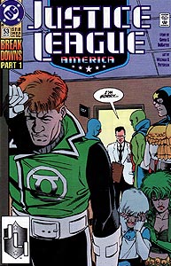 Justice League America, Vol. 1, #53. Image © DC Comics