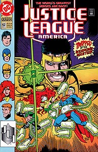 Justice League America 62.  Image Copyright DC Comics
