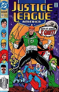 Justice League America 63.  Image Copyright DC Comics