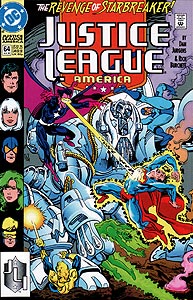 Justice League America, Vol. 1, #64. Image © DC Comics