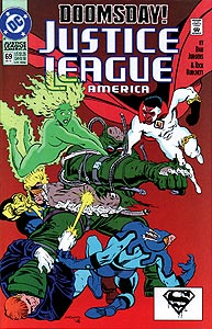 Justice League America 69.  Image Copyright DC Comics