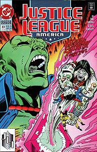 Justice League America, Vol. 1, #77. Image © DC Comics