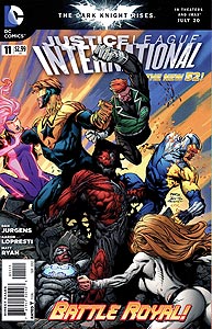 Justice League International, Vol. 3, #11. Image © DC Comics
