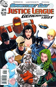 Justice League: Generation Lost 24. Variant Cover Image Copyright DC Comics