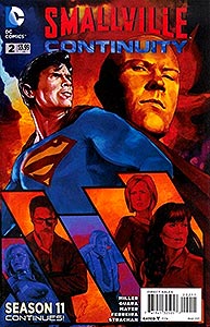 Smallville Season 11: Continuity 2.  Image Copyright DC Comics