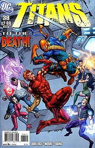 Titans 38.  Image Copyright DC Comics